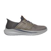 Comfortabele Slip-ins met hielkussen Skechers , Beige , Heren