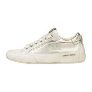 Golden nappa and buffed leather sneakers Kendo Candice Cooper , Yellow...