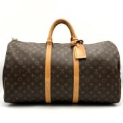 Pre-owned Canvas handbags Louis Vuitton Vintage , Brown , Dames