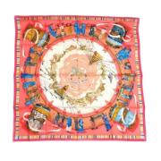 Pre-owned Silk scarves Hermès Vintage , Multicolor , Dames