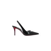 Zwarte Patentkalfsleer PVC Hakken Christian Louboutin , Black , Dames