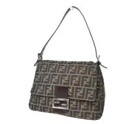 Pre-owned Canvas fendi-bags Fendi Vintage , Brown , Dames