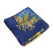 Pre-owned Silk scarves Hermès Vintage , Multicolor , Dames