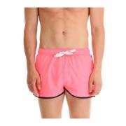 Strand Boxer Shorts met Klein Zijlogo Sun68 , Pink , Heren