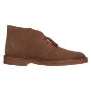 Suede Desert Boots Clarks , Brown , Heren