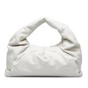 Pre-owned Leather handbags Bottega Veneta Vintage , White , Dames