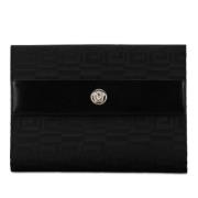 Pre-owned Canvas wallets Versace Pre-owned , Black , Dames