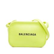 Pre-owned Leather crossbody-bags Balenciaga Vintage , Green , Dames