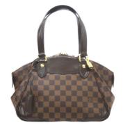 Pre-owned Canvas handbags Louis Vuitton Vintage , Brown , Dames