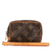 Pre-owned Canvas wallets Louis Vuitton Vintage , Brown , Dames