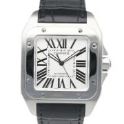 Pre-owned Stainless Steel watches Cartier Vintage , Gray , Heren