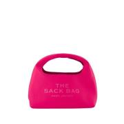 Roze Leren Mini Sack Tas Marc Jacobs , Pink , Dames