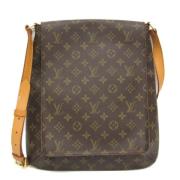 Pre-owned Canvas louis-vuitton-bags Louis Vuitton Vintage , Brown , Da...