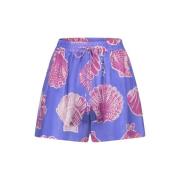 Blauwe Print Dames Boy Shorts Fabienne Chapot , Multicolor , Dames