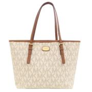 Pre-owned Canvas shoulder-bags Michael Kors Pre-owned , Beige , Dames