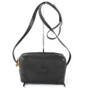 Pre-owned Leather shoulder-bags Gucci Vintage , Black , Dames