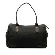 Pre-owned Leather totes Gucci Vintage , Black , Dames