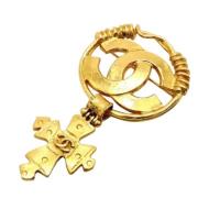 Pre-owned Metal chanel-jewelry Chanel Vintage , Yellow , Dames