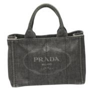 Pre-owned Fabric prada-bags Prada Vintage , Gray , Dames
