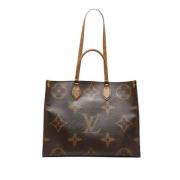 Pre-owned Canvas louis-vuitton-bags Louis Vuitton Vintage , Brown , Da...