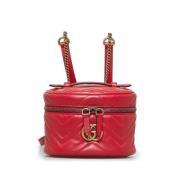 Pre-owned Leather shoulder-bags Gucci Vintage , Red , Dames