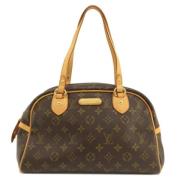 Pre-owned Canvas louis-vuitton-bags Louis Vuitton Vintage , Brown , Da...