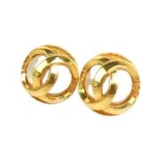 Pre-owned Metal chanel-jewelry Chanel Vintage , Yellow , Dames