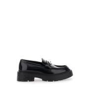 Zwarte platte schoenen met diamantdetail Jimmy Choo , Black , Dames