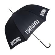 Paraplu met logo Moschino , Black , Unisex