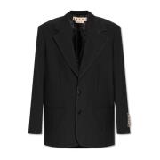 Blazer met open revers Marni , Black , Dames