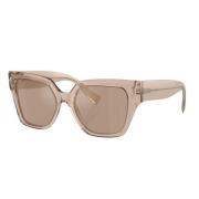 Bruine Transparante Zonnebril Dg4471 34325A Dolce & Gabbana , Brown , ...