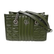 Pre-owned Fabric gucci-bags Gucci Vintage , Green , Dames