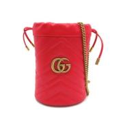 Pre-owned Fabric gucci-bags Gucci Vintage , Red , Dames