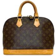 Pre-owned Canvas louis-vuitton-bags Louis Vuitton Vintage , Brown , Da...