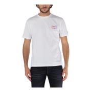 Padel Maniac T-Shirt MC2 Saint Barth , White , Heren