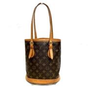 Pre-owned Canvas louis-vuitton-bags Louis Vuitton Vintage , Brown , Da...