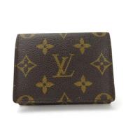 Pre-owned Canvas wallets Louis Vuitton Vintage , Brown , Dames