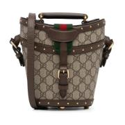 Pre-owned Fabric gucci-bags Gucci Vintage , Beige , Dames