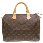 Pre-owned Canvas louis-vuitton-bags Louis Vuitton Vintage , Brown , Da...