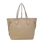 Pre-owned Canvas shoulder-bags Louis Vuitton Vintage , Beige , Dames