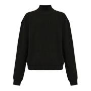 Turtle Sweater Rick Owens , Black , Heren