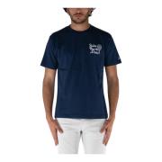 Padel Club T-Shirt MC2 Saint Barth , Blue , Heren