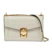 Pre-owned Leather shoulder-bags Miu Miu Pre-owned , White , Dames