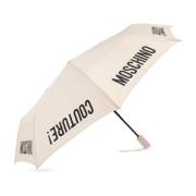 Paraplu met logo Moschino , Beige , Unisex