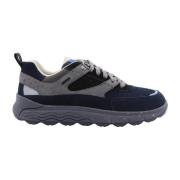 Stijlvolle Sneaker met Kahlua Design Geox , Blue , Heren