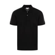 Zwarte Polo Alexander McQueen , Black , Heren