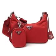 Pre-owned Fabric prada-bags Prada Vintage , Red , Dames