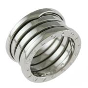 Pre-owned White Gold rings Bvlgari Vintage , Gray , Dames