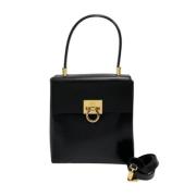 Pre-owned Fabric handbags Salvatore Ferragamo Pre-owned , Black , Dame...