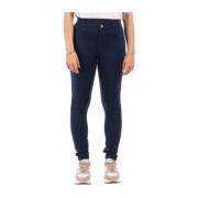 Slim Dress Blue Broek Liu Jo , Blue , Dames